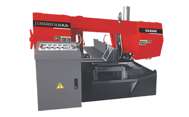 隆安GX4240旋转式带锯床