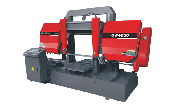 隆安GW4250双柱龙门卧式带锯床