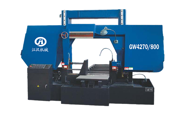 隆安GW4270/800双柱龙门卧式带锯床